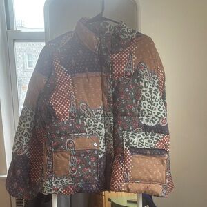 Urban Outfitters Patchwork Patterned Jacket